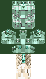 Thumbnail for a map of Temple Of The Sky for the SNES game Magic Knight Rayearth.