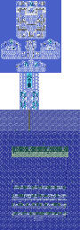 Thumbnail for a map of Temple Of Water for the SNES game Magic Knight Rayearth.