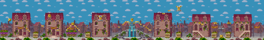 Thumbnail for a map of Stage 1: River Village Area 1 for the SNES game The Magical Quest 3: Starring Mickey & Donald.