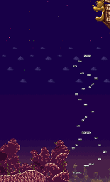Thumbnail for a map of Stage 4: Sky Battleship Area 1 for the SNES game The Magical Quest 3: Starring Mickey & Donald.