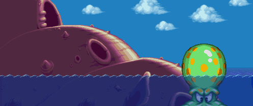 Thumbnail for a map of Stage 5: Shell Ocean Boss for the SNES game The Magical Quest 3: Starring Mickey & Donald.