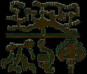 Thumbnail for a map of Dwarf Mine for the SNES game Magna Braban: Henreki no Yuusha.