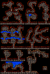 Thumbnail for a map of Dwarf Tunnels for the SNES game Magna Braban: Henreki no Yuusha.