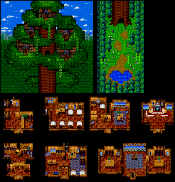 Thumbnail for a map of Elf Land for the SNES game Magna Braban: Henreki no Yuusha.