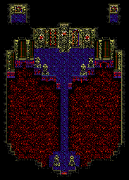 Thumbnail for a map of Galdea Castle for the SNES game Magna Braban: Henreki no Yuusha.