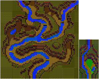 Thumbnail for a map of Herb Valley for the SNES game Magna Braban: Henreki no Yuusha.