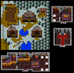 Thumbnail for a map of Ice Town for the SNES game Magna Braban: Henreki no Yuusha.