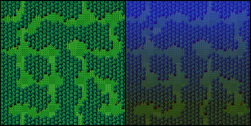 Thumbnail for a map of Lost Forest for the SNES game Magna Braban: Henreki no Yuusha.
