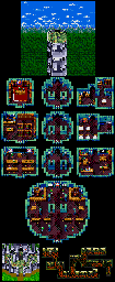 Thumbnail for a map of Magician's Guild for the SNES game Magna Braban: Henreki no Yuusha.