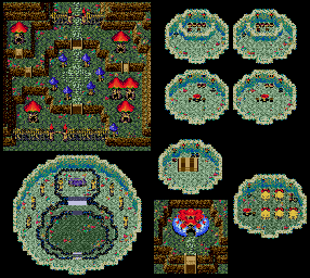 Thumbnail for a map of Mushtown for the SNES game Magna Braban: Henreki no Yuusha.