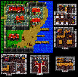 Thumbnail for a map of Port Town Soleil for the SNES game Magna Braban: Henreki no Yuusha.