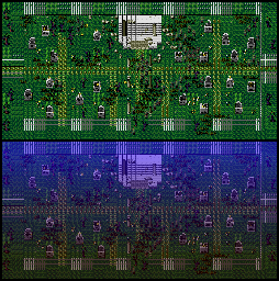 Thumbnail for a map of Relic's Graveyard for the SNES game Magna Braban: Henreki no Yuusha.