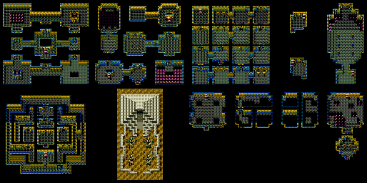Thumbnail for a map of Ruins Of The Ancients for the SNES game Magna Braban: Henreki no Yuusha.