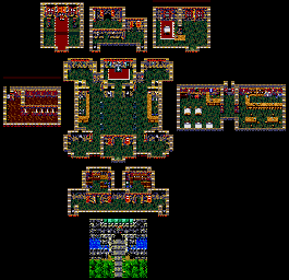 Thumbnail for a map of Salanan Castle for the SNES game Magna Braban: Henreki no Yuusha.