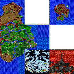 Thumbnail for a map of World for the SNES game Magna Braban: Henreki no Yuusha.