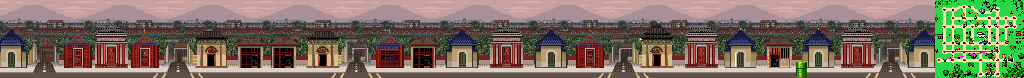Thumbnail for a map of Beijing Street 2 for the SNES game Mario Is Missing!.