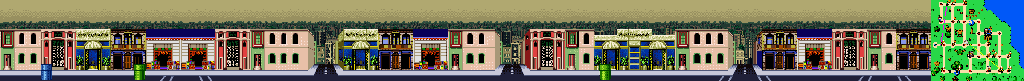 Thumbnail for a map of Buenos Aires Street 4 for the SNES game Mario Is Missing!.