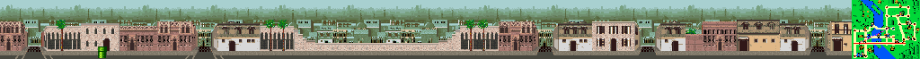 Thumbnail for a map of Cairo Main Street for the SNES game Mario Is Missing!.