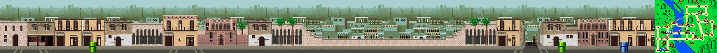 Thumbnail for a map of Cairo Street 4 for the SNES game Mario Is Missing!.