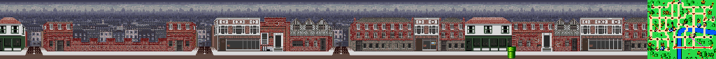 Thumbnail for a map of London Street 7 for the SNES game Mario Is Missing!.