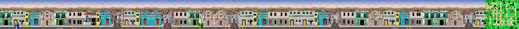 Thumbnail for a map of Mexico City Street 5 for the SNES game Mario Is Missing!.