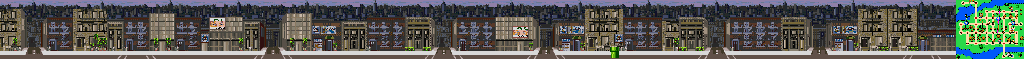 Thumbnail for a map of New York Main Street for the SNES game Mario Is Missing!.