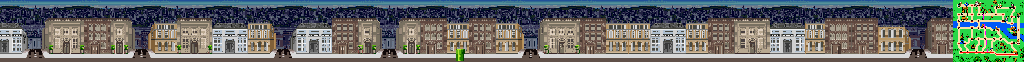 Thumbnail for a map of Paris Street 9 for the SNES game Mario Is Missing!.