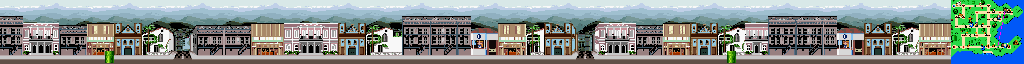 Thumbnail for a map of Rio De Janeiro Street 6 for the SNES game Mario Is Missing!.