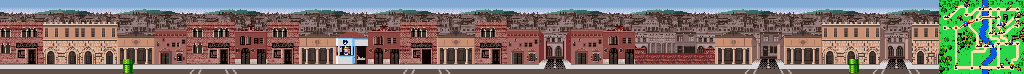 Thumbnail for a map of Rome Street 5 for the SNES game Mario Is Missing!.