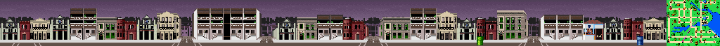 Thumbnail for a map of Sydney Main Street for the SNES game Mario Is Missing!.