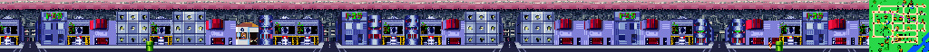 Thumbnail for a map of Tokyo Main Street for the SNES game Mario Is Missing!.