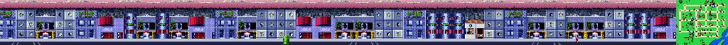 Thumbnail for a map of Tokyo Street 1 for the SNES game Mario Is Missing!.