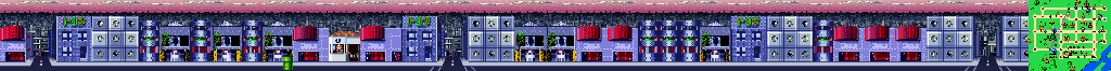 Thumbnail for a map of Tokyo Street 4 for the SNES game Mario Is Missing!.