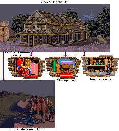 Thumbnail for a map of Gobi Desert (1292) for the SNES game Mario's Time Machine.