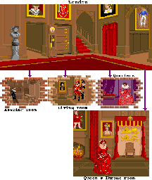 Thumbnail for a map of London (1595) for the SNES game Mario's Time Machine.