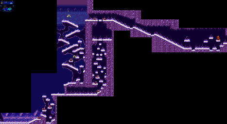 Thumbnail for a map of Alaska for the SNES game Marvel Super Heroes: War Of The Gems.