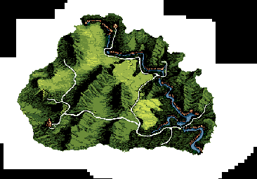 Thumbnail for a map of Hiroshima for the SNES game Maten Densetsu: Senritsu no Ooparts.