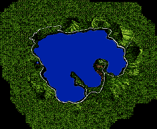 Thumbnail for a map of Lake Todawa for the SNES game Maten Densetsu: Senritsu no Ooparts.