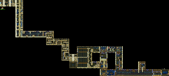 Thumbnail for a map of Ground Man for the SNES game Mega Man & Bass.