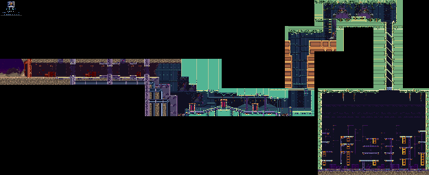 Thumbnail for a map of Introduction Stage for the SNES game Mega Man X 2.