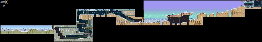 Thumbnail for a map of Chill Penguin for the SNES game Mega Man X.