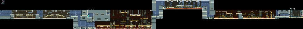 Thumbnail for a map of Flame Mammoth for the SNES game Mega Man X.