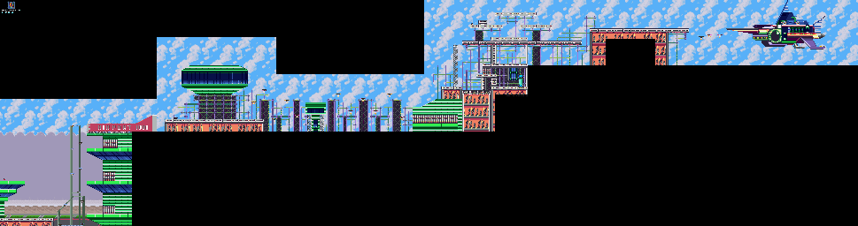 Thumbnail for a map of Storm Eagle for the SNES game Mega Man X.