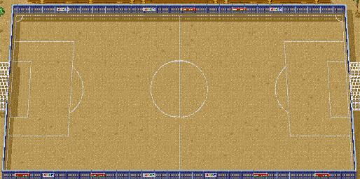 Thumbnail for a map of Pharaoh Field for the SNES game Mega Man's Soccer.