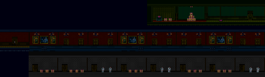 Thumbnail for a map of Stage 4 Area 2C for the SNES game Mickey no Tokyo Disneyland Daibouken.