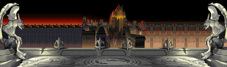 Thumbnail for a map of Rooftop for the SNES game Mortal Kombat 3.