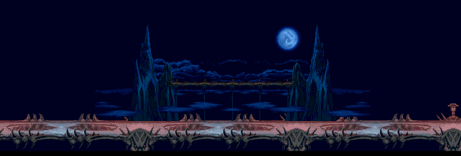 Thumbnail for a map of Pit II for the SNES game Mortal Kombat II.