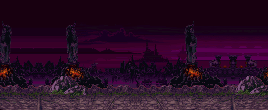 Thumbnail for a map of Wasteland for the SNES game Mortal Kombat II.
