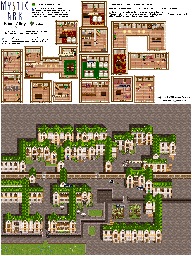 Thumbnail for a map of Child World Blind Alley for the SNES game Mystic Ark.