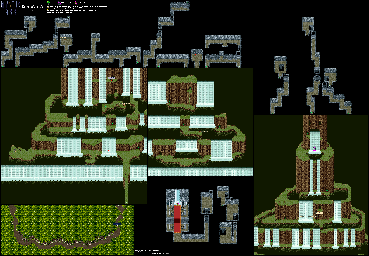 Thumbnail for a map of Fairytale World Kalla Waterfall for the SNES game Mystic Ark.